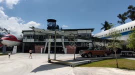 Malaysia first aircrafts concept resort and only resort in the world which adopts 2 aircrafts as accommodation