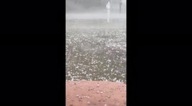 US: Hail Pelts Parts Of South Florida 2