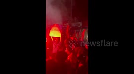 Night protest in Colombo, Sri Lanka