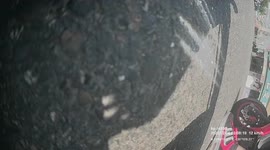 Accident: Woman sent to the ground in high speed moped collision (Dashcam Video)