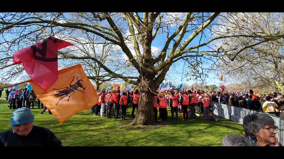 Extinction Rebellion activists gather in London to call for an end to fossil fuels