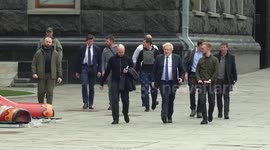 meeting of the Prime Minister of Great Britain with the President of Ukraine HD