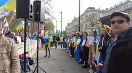 Protest: Rape in Bucha Ukraine, London, UK