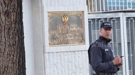 “Paint the embassy” action in Sofia, Bolgaria