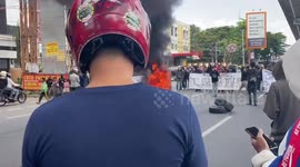 Demonstration in Makassar rejects the post of President of Indonesia for three terms