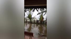 Waves sink berthed passenger ship as Tropical Storm Megi hits the Philippines