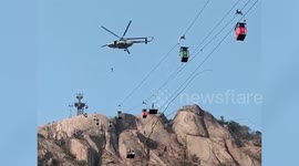 Several injured as cable cars collide in eastern India