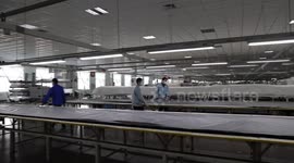 Sleeping Bags Production To Support Shanghai in Binzhou, China