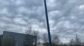 Time-lapse of Some amazing looking asperitas clouds in Devon, UK passing overhead.