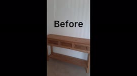 Woman goes viral on Instagram with simple three-step table upcycle – costing just £85