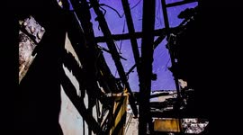 Incredible timelapse of the star trial focusing on the north star in a burnt down abandoned property in Devon.