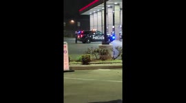 OKC police pull over white suv at gunpoint, sw74th