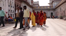 Janakpur Nepal Janaki Mandir dedicated to the Hindu goddess Sita. It is an example of mixed Hindu Nepali architecture[1] It is often considered the most important model of Mughal architecture in Nepal.