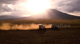 Four British uni pals drive 6,000km across Africa in two TUK-TUKS