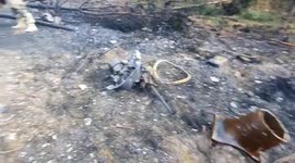 Ukrainian defenders bombed the panzer of the Russian invaders from the Pion cannon
