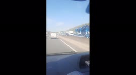 UK: Traffic At M25 Due To Cooking Oil Spillage Incident