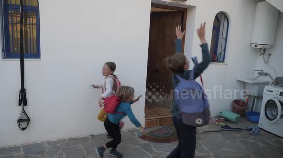 Joy in Spain as kids attend school for first time since pandemic WITHOUT face masks