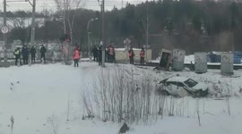 Car collided with train in Moscow region