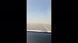 Strong winds bring dusty haze to parts of New Mexico in the US