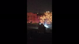 Brooklyn fire - Fire firefighters fighting fire