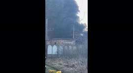 Video from the scene of explosions in the Lviv region.