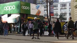 Skilled Dribbler shows off unique dribbling skills in Nairobi City square