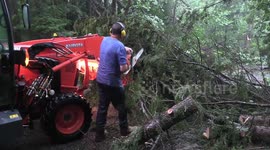 File footage of 2017 tornado hit Muskoka, Canada