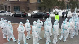 Medical Workers Support Changchun In China