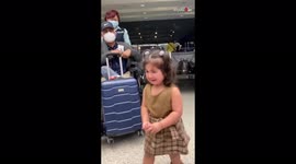 Young girl HEARTBROKEN after seeing grandpa in wheelchair for the first time