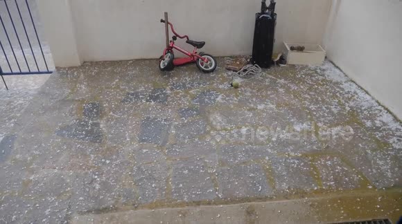 Streets flooded as intense hailstorm batters southern Spain