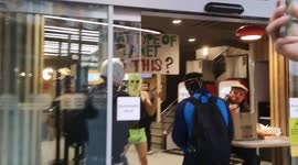 An Alien Protests In London