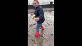 Sludgy beaches falling over