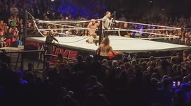 Major accident occurs during WWE's Newcastle event when ring ropes break mid-match