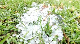 Sudden hailstorm left the villages puzzled in the hilly villages of Ooty in South India