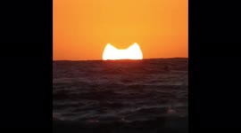 Rare 'Black Moon' solar eclipse delights sky-watchers in Chile