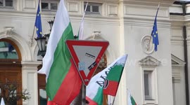 Demo against weapons for Ukraine in Sofia, Bulgaria