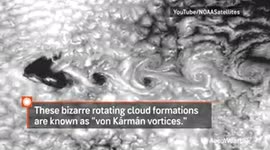 What are von Kármán vortex clouds?