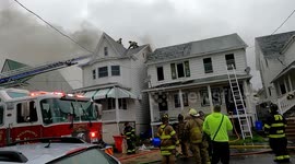 3 homes lost in 2nd alarm duplex fire, spruce street Kulpmont, Pennsylvania