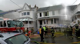 3 homes lost in 2nd alarm duplex fire, spruce street Kulpmont, Pennsylvania