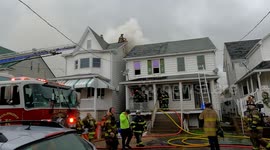 3 homes lost in 2nd alarm duplex fire, spruce street Kulpmont, Pennsylvania