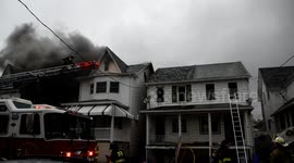 3 homes lost in 2nd alarm duplex fire, spruce street Kulpmont, Pennsylvania