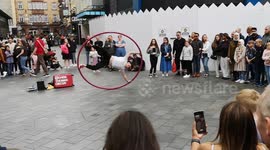 Street Performer Wows At Leicester Square