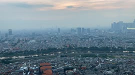 Time lapse of Jakarta City, Indonesia