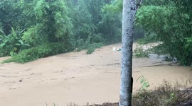 Flash floods hit villages as Tropical Cyclone Asani strengthens rains in southern Thailand