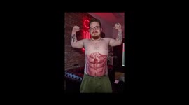 Tattoo artist gives man free ‘six-pack’ after joking it was that or sit-ups