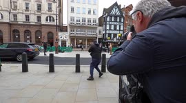 Coleen Rooney, Wayne Rooney and Rebekah Vardy arrive a the Royal Courts of Justice. Rebekah Vardy is suing Coleen Rooney over her claim that she had been leaking false stories about her private life to The Sun Newspaper.