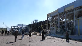 Residents assess damage morning after fatal airstrikes devastated Odesa