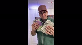 'Magician uses a newspaper to make it look like time travel IS REAL! '