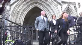 Coleen Rooney and Rebekah Vardy leave Royal Courts of Justice