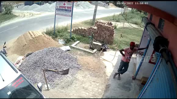 Miraculous escape - Out Of Control car rams tonne of bricks after steering wheel fails